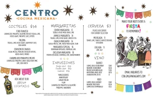 Centro Cocina Mexicana menu - February 2026