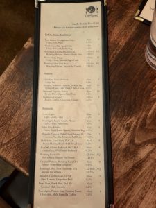 OneSpeed beer menu, photo 1 - October 2026