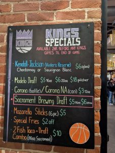 Burgers and Brew kings specials menu, photo 1 - January 2026