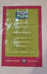 Mecha Mucho lunch menu, photo 1 - May 2024