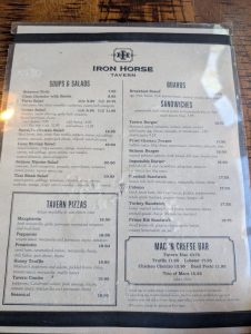 Iron Horse Tavern restaurant - March 2026