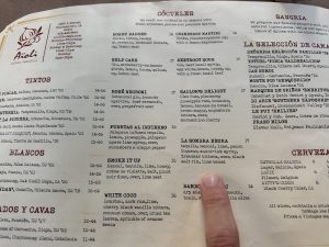 Aïoli Bodega Española beer menu, photo 1 - October 2026