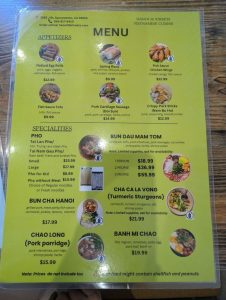Hanoi 36 Streets dinner menu, photo 1 - February 2026