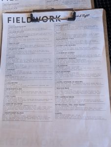 Fieldwork Brewing restaurant - October 2026