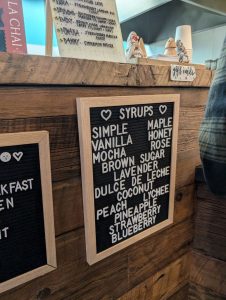 Pachamama Coffee drinks menu, photo 2 - September 2025