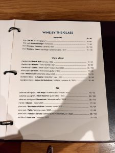 Grange Restaurant & Bar menu - October 2026