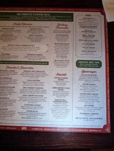 The Old Spaghetti Factory beverages menu, photo 1 - December 2024
