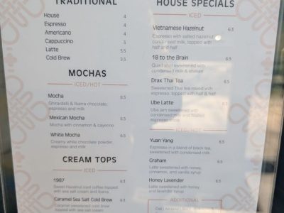 Forever by 18 Grams coffee menu, photo 1 - February 2025