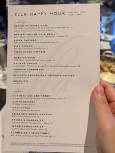 Ella Dining Room & Bar restaurant - December 2025
