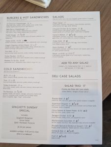 Sellands Neighborhood Cafe & Bar dinner menu, photo 2 - February 2025