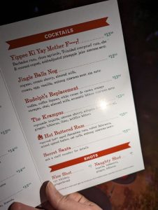 The Snug seasonal menu, photo 2 - December 2023
