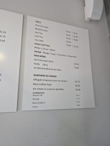 Chocolate Fish Coffee Roasters drinks menu, photo 2 - June 2025